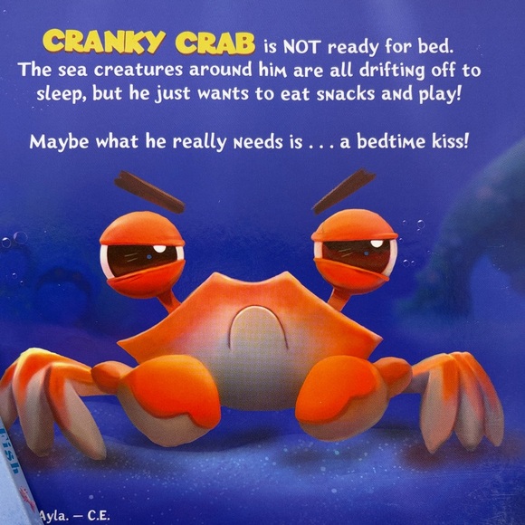 Bedtime Books For Young Kids Toddlers - Pout Pout Fish, Cranky Crab - Picture 2 of 5